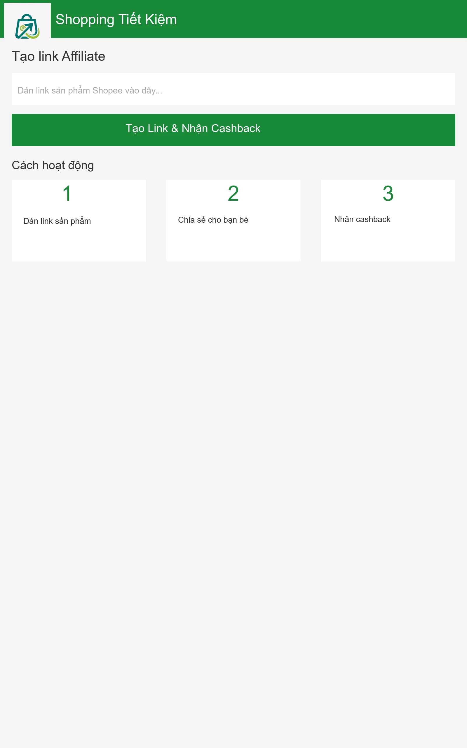 STK: Hoàn Tiền Mua Sắm screenshot