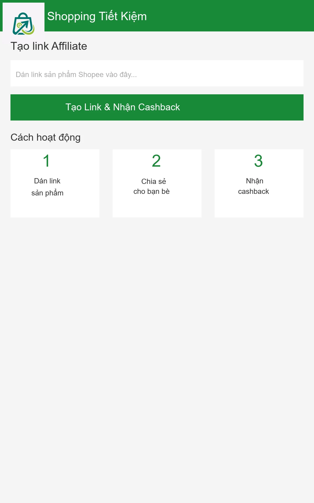 STK: Hoàn Tiền Mua Sắm screenshot