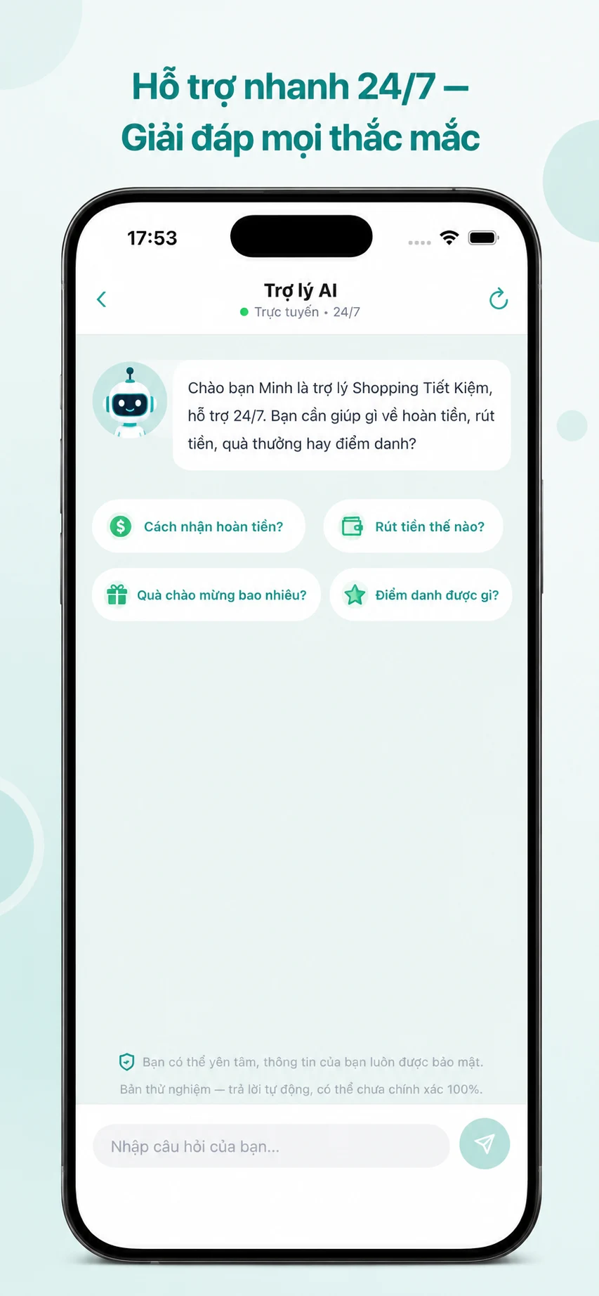 STK: Hoàn Tiền Mua Sắm screenshot